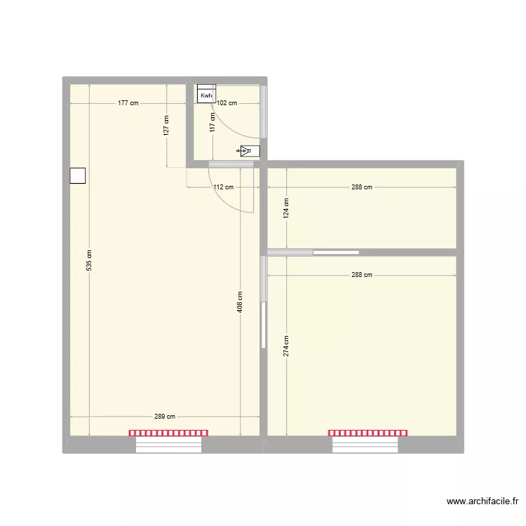 3 Square Vallois Carrelages. Plan de 