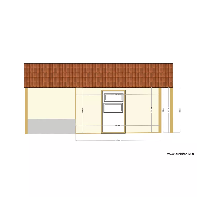 Abris de jardin 2. Plan de 2  et 9 m²
