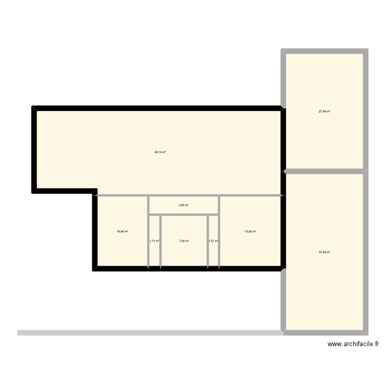 REDEBASE24. Plan de 9 pièces et 166 m2