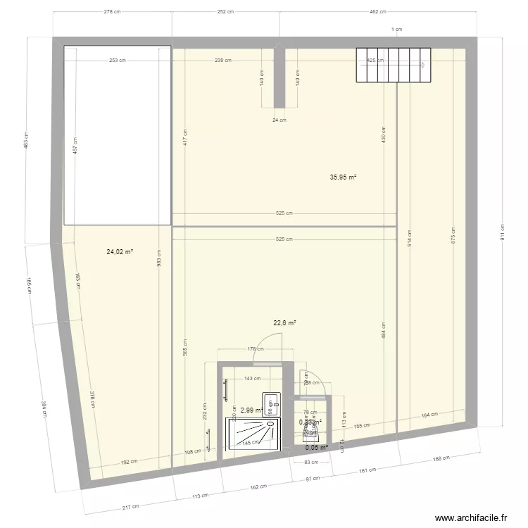 77 maison 4et. Plan de 