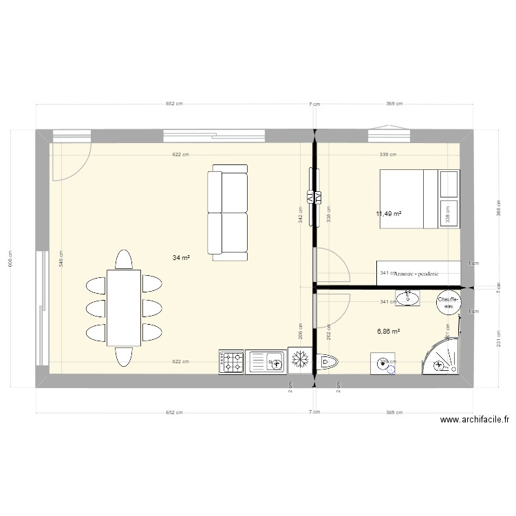 Maison. Plan de 0 pièce et 0 m2