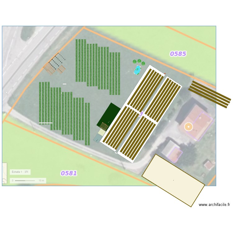 irrigation_Terrasse_densification. Plan de 0 pièce et 0 m2