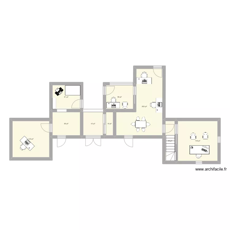 Bureaux pasto. Plan de Bureaux pasto. Plan de