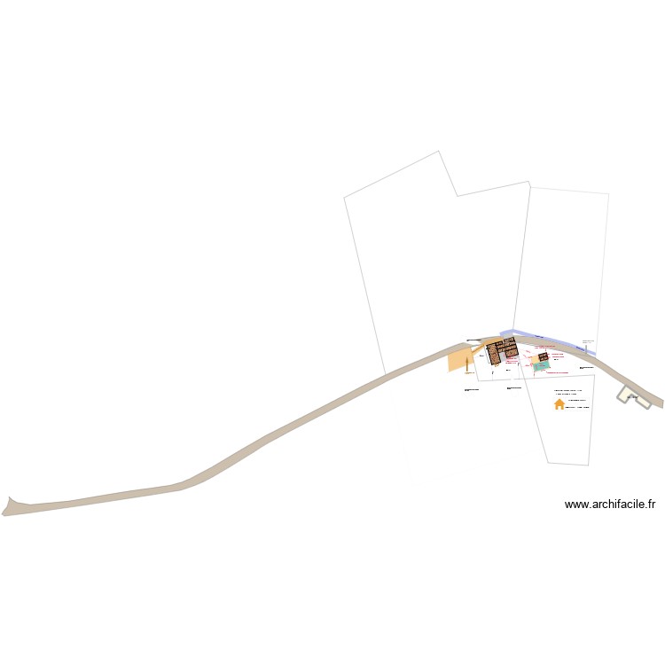 DT : PLAN DE MASSE PROJET 2. Plan de 0 pièce et 0 m2 DT : PLAN DE MASSE PROJET 2. Plan de 0 pièce et 0 m2