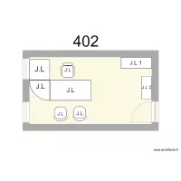 Bureau R 402 -P&ocirc;le C - M&eacute;tro - J.LEMAIRE