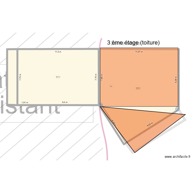 Diégo Maison. Plan de 35 pièces et 1226 m2