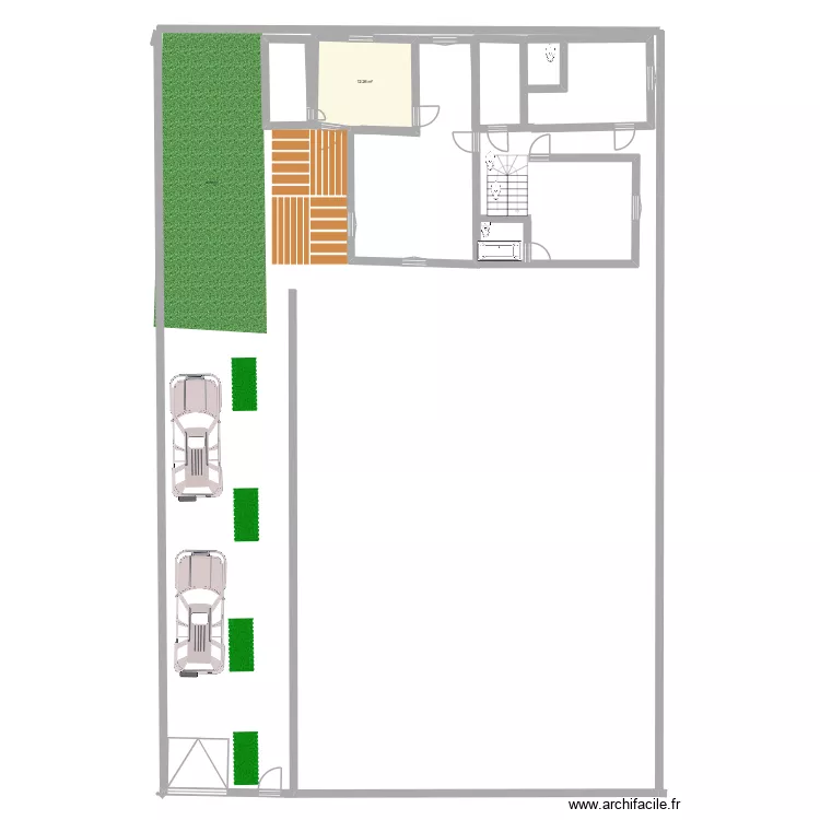 Plan provisoire. Plan de 1 et 12 m² Plan provisoire. Plan de 1 et 12 m²