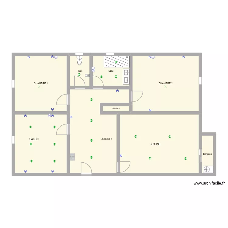 WELTER. Plan de 7 et 116 m² WELTER. Plan de 7 et 116 m²