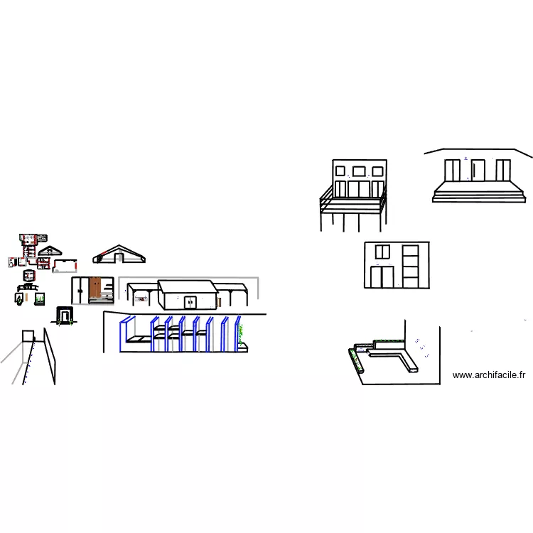 1er étage. Plan de 1er étage. Plan de