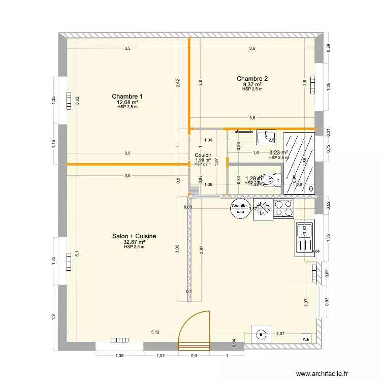 renosalicorne26doublage. Plan de 6 et 61 m² renosalicorne26doublage. Plan de 6 et 61 m²