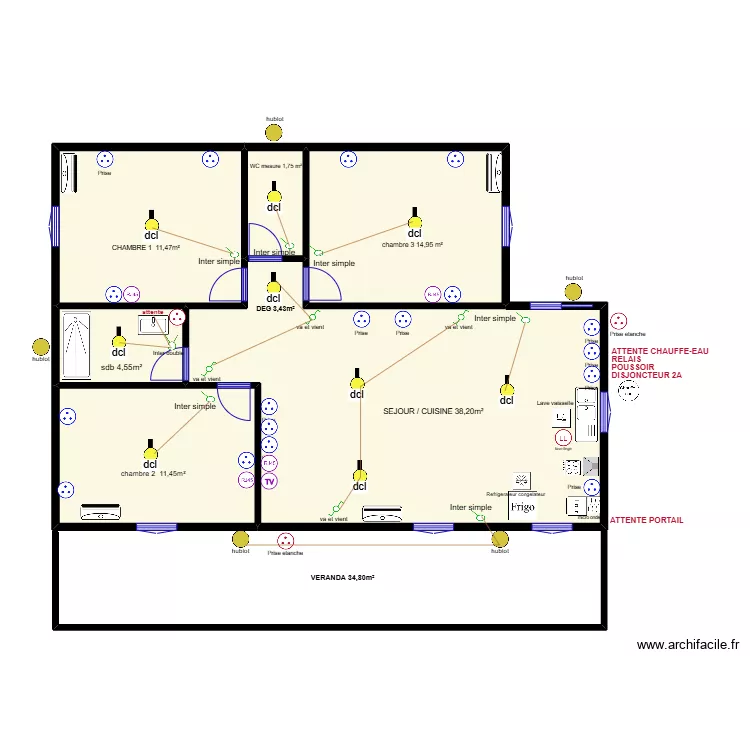 hellbourg villa 1. Plan de 