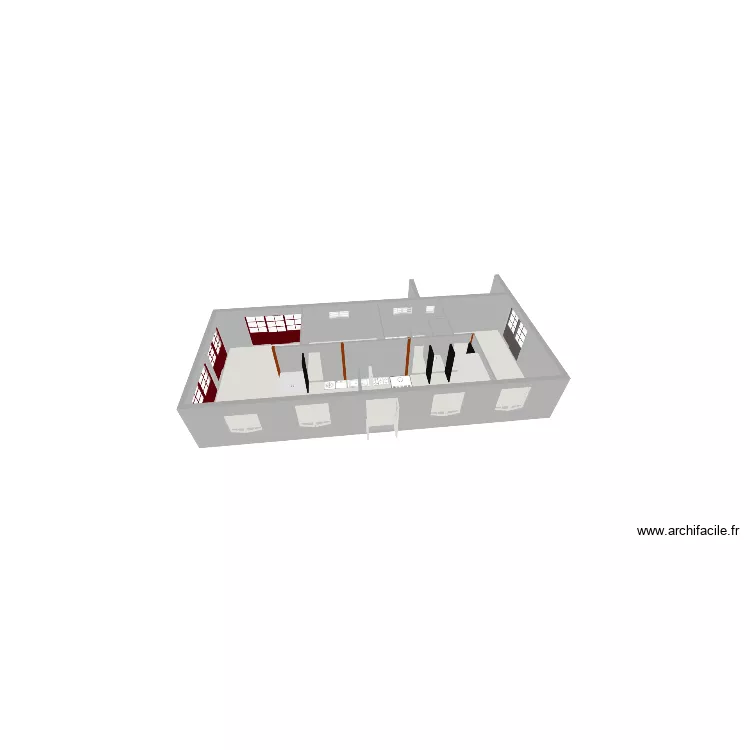 interieur Ornaisons. Plan de 4 Pièces et 102 m² interieur Ornaisons. Plan de 4 Pièces et 102 m²