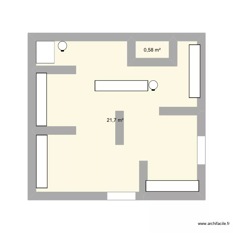 Yves rocher plan. Plan de 2 pièces et 22 m² Yves rocher plan. Plan de 2 pièces et 22 m²
