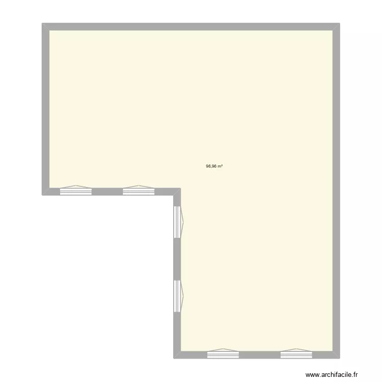 Aixe. Plan de 1 et 97 m² Aixe. Plan de 1 et 97 m²
