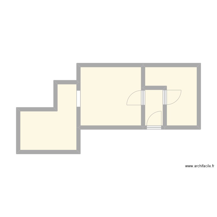 GUILLEMIN - ROUEN. Plan de 8 pièces et 72 m2