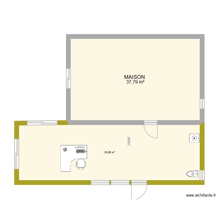 agrandissement. Plan de 0 pièce et 0 m2 agrandissement. Plan de 0 pièce et 0 m2