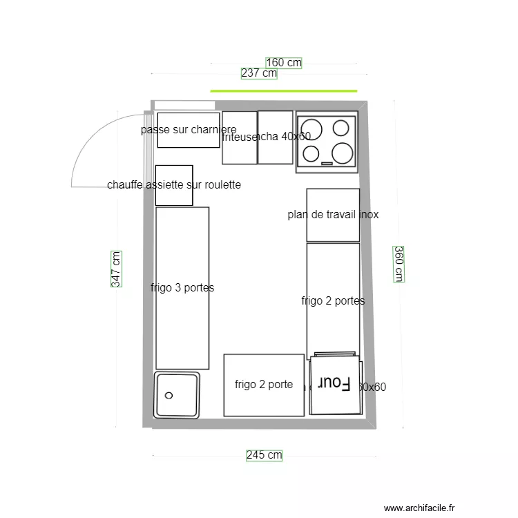 BISTROT DES LIVRES. Plan de 