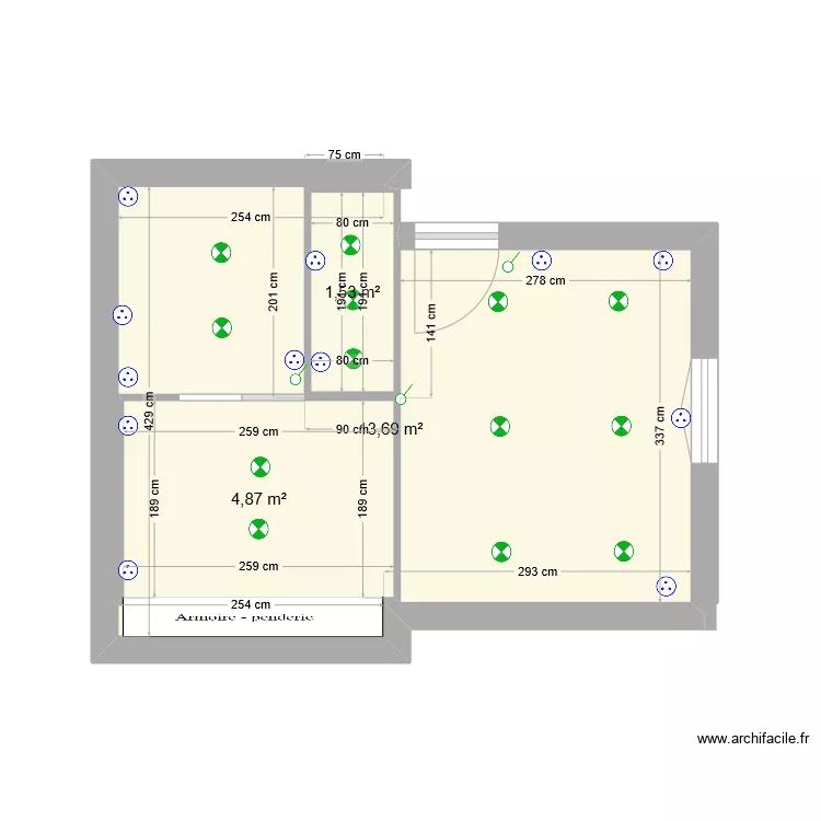 171 Fbg St Antoine electricite. Plan de 
