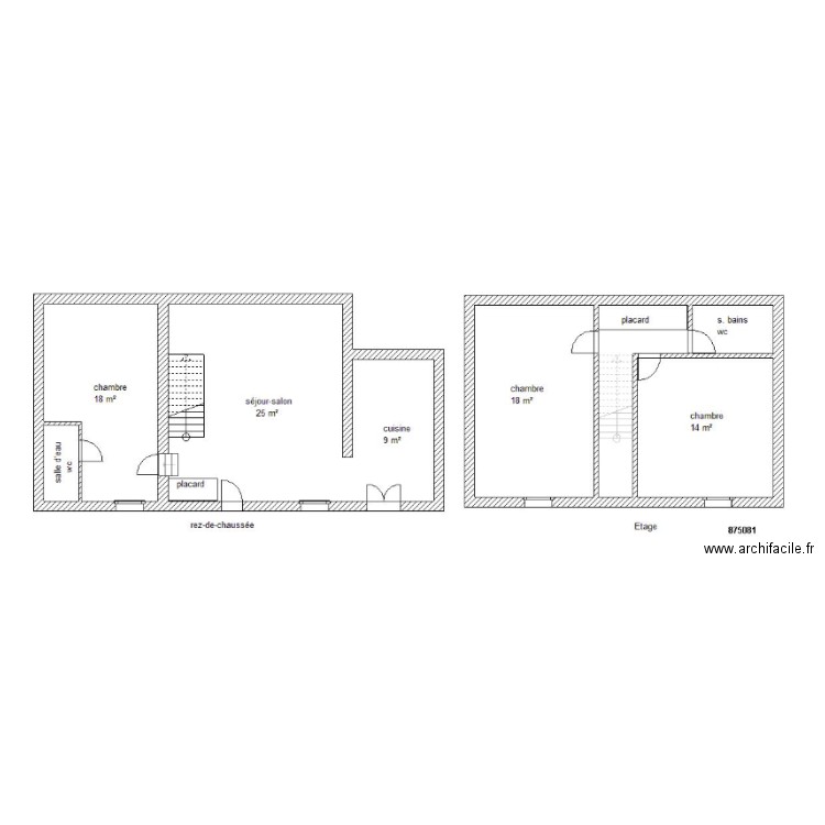 87G5081 . Plan de 0 pièce et 0 m2