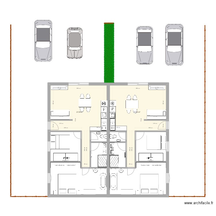 Grange. Plan de 0 pièce et 0 m2