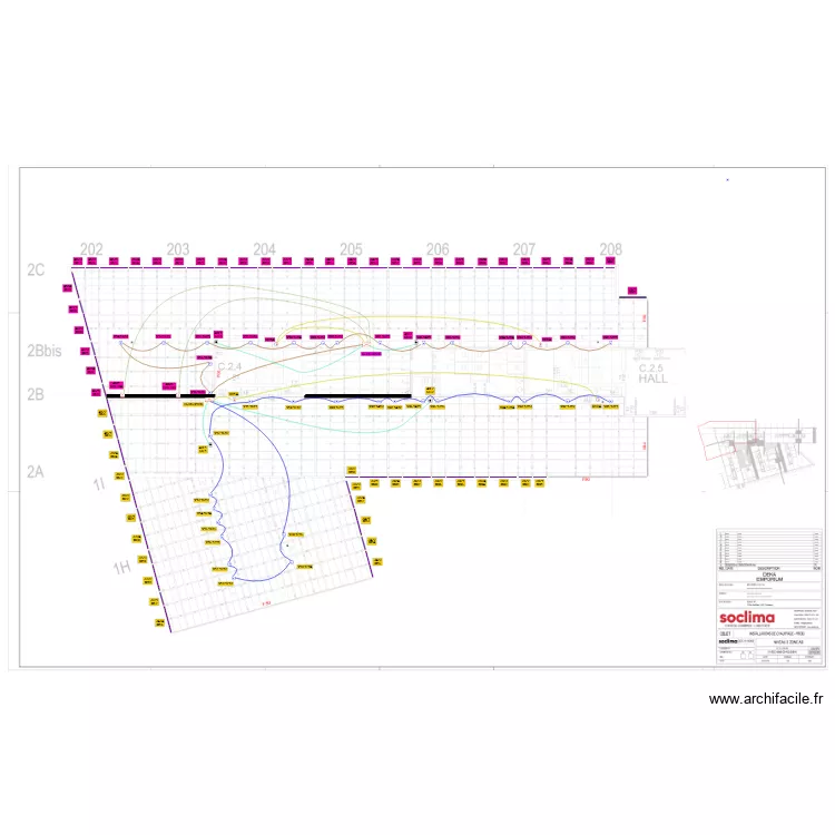 emporium r+2. Plan de 