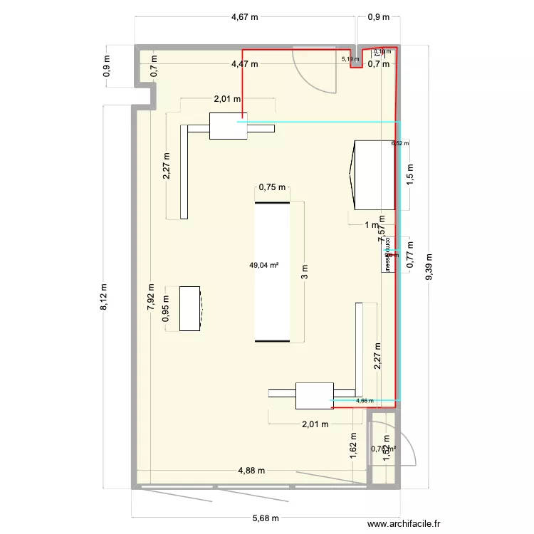 salle 129 SAE1.3. Plan de salle 129 SAE1.3. Plan de