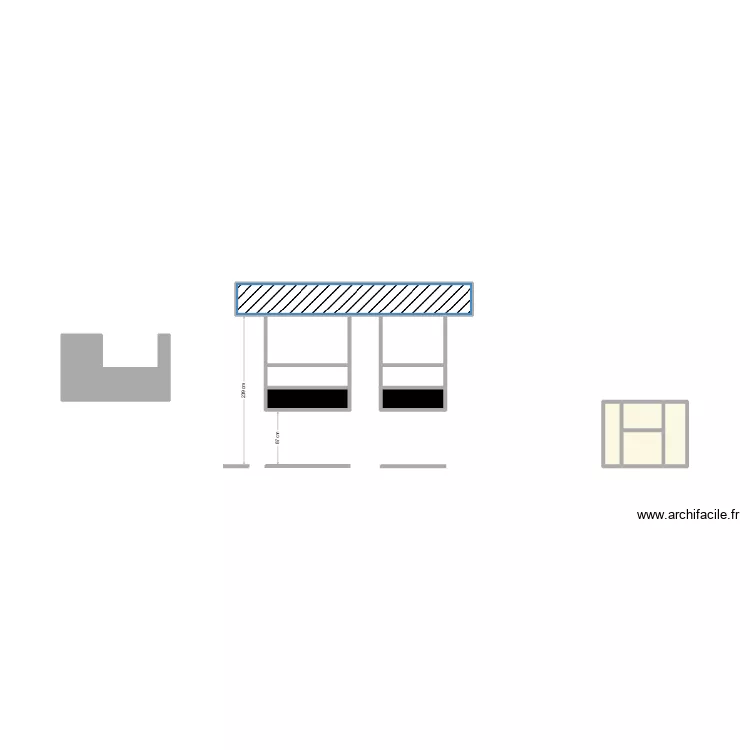 ilot cuisine. Plan de ilot cuisine. Plan de