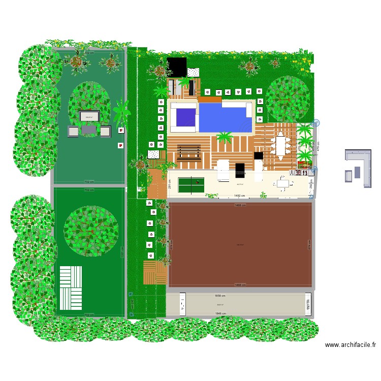 Extérieur mont Vernon 3 vol 72. Plan de 7 pièces et 423 m2