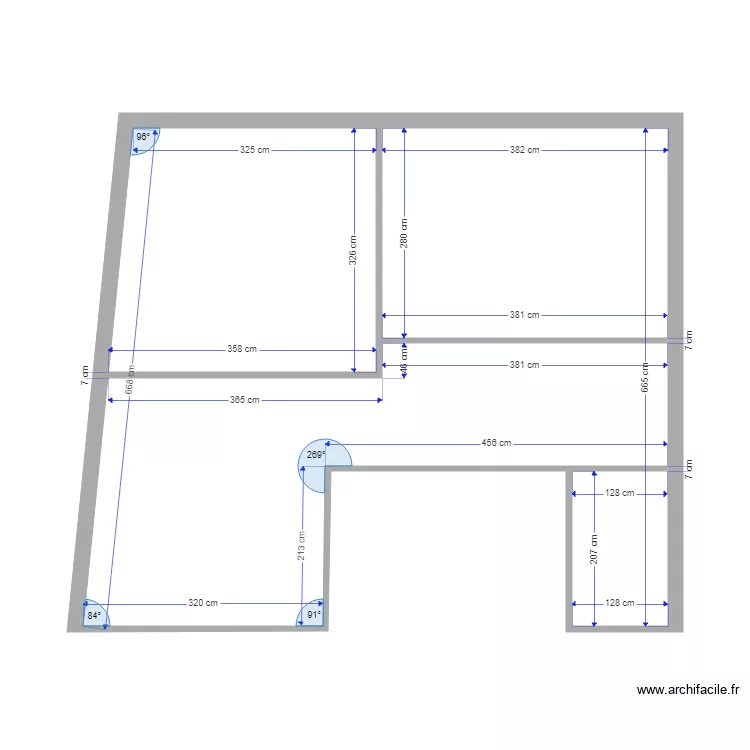 MARTI Jacqueline. Plan de 1 et 42 m² MARTI Jacqueline. Plan de 1 et 42 m²