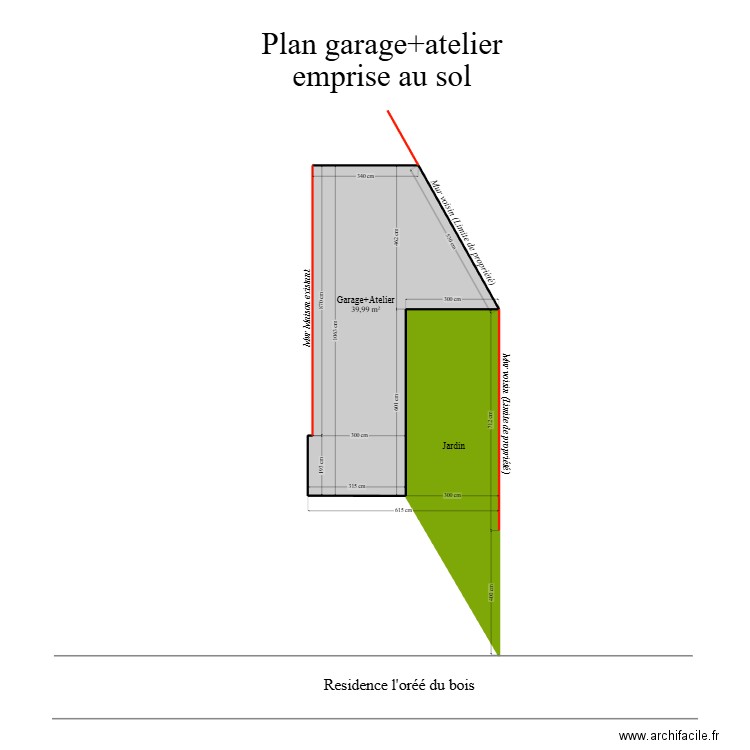GARAGEEEE. Plan de 2 pièces et 66 m2
