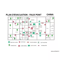 CHINA PLAN D'EVACUATION FAUX PONT 1