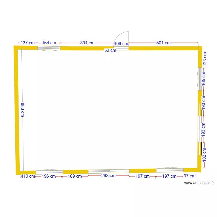 Cotations Nord Sud 2023. Plan de 
