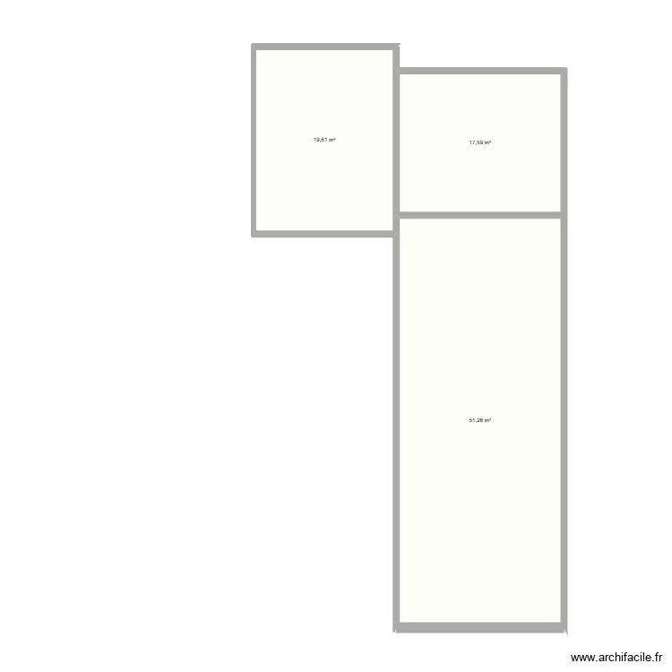 Test 1. Plan de 3  et 88 m²