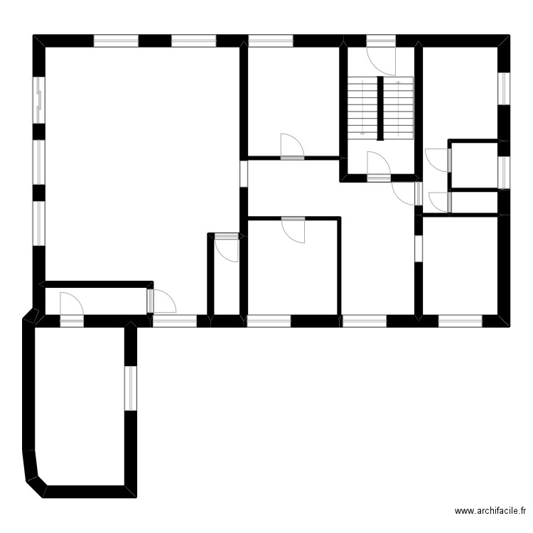 301560 - Marguerittes. Plan de 10 pièces et 154 m2