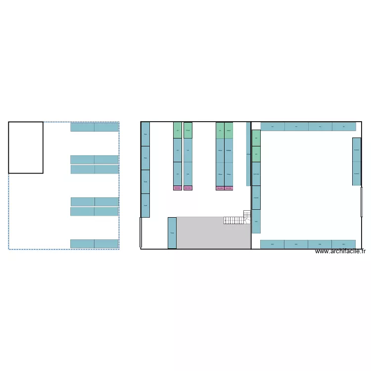 d&eacute;pot VF1.2. Plan de 