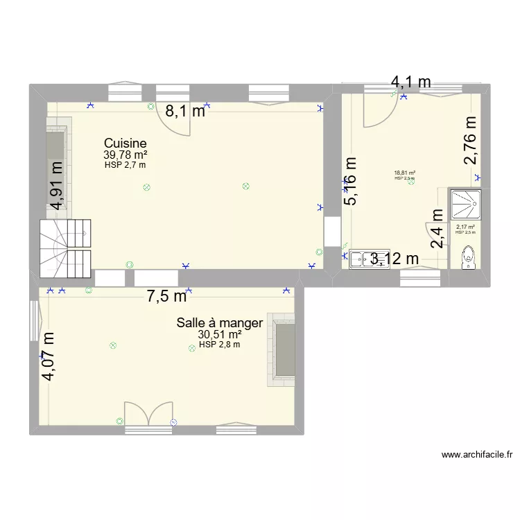 Les R&eacute;mouleurs Rdc C. Plan de 