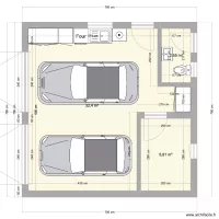 garage 2 voitures 7x7