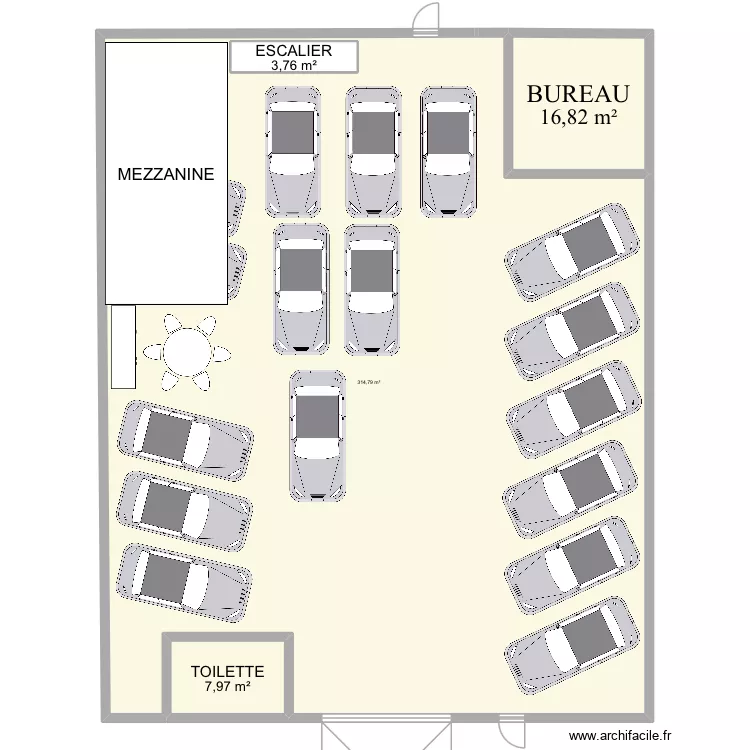 PLAN LOCAL LA GRANGE AUTOMOBILES. Plan de PLAN LOCAL LA GRANGE AUTOMOBILES. Plan de