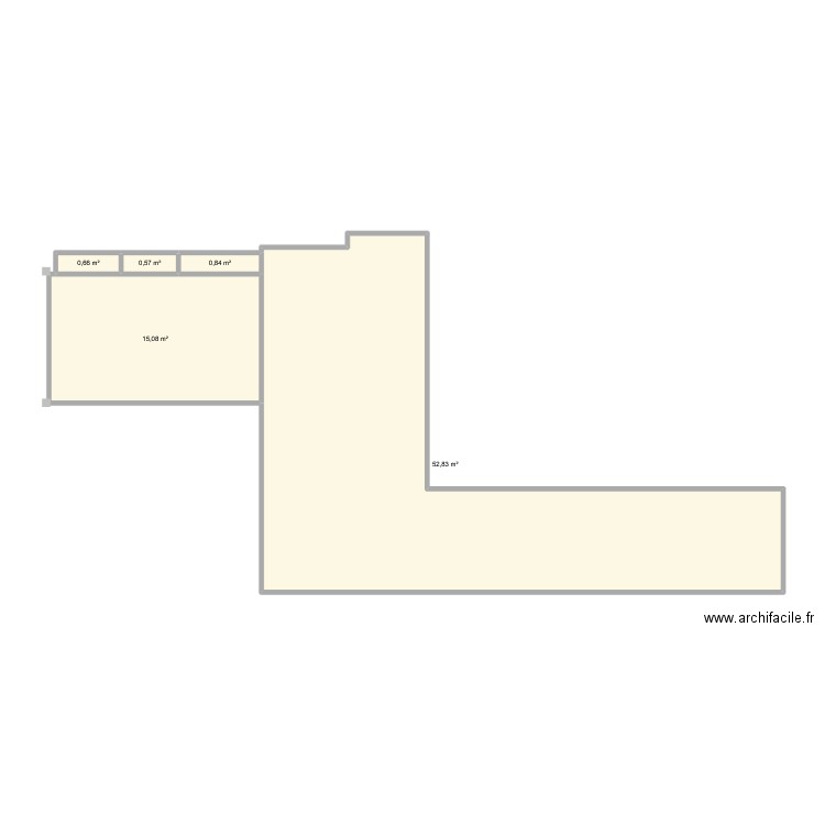 bat hossegor ext. Plan de 5 pièces et 70 m2