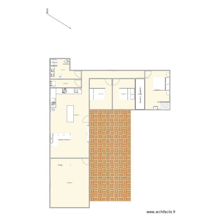 ma maison. Plan de 0 pièce et 0 m2