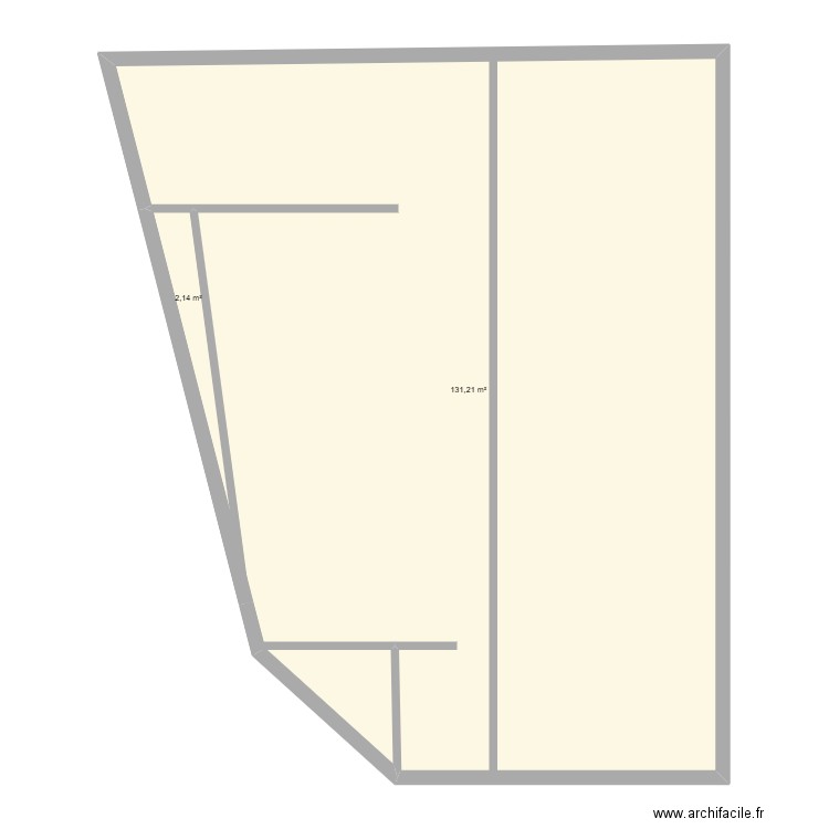 Najeh 2. Plan de 2 pièces et 133 m2