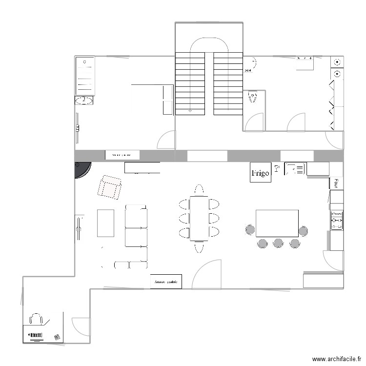 villalksqjngù. Plan de 6 pièces et 209 m2