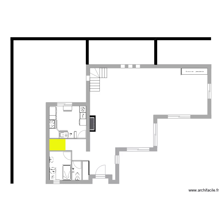 Saint Gratien BROM rez de chauss&eacute;e ascenseur. Plan de 
