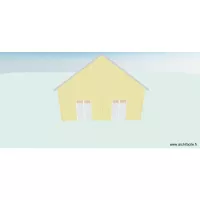plan  interieure + toiture 3 d