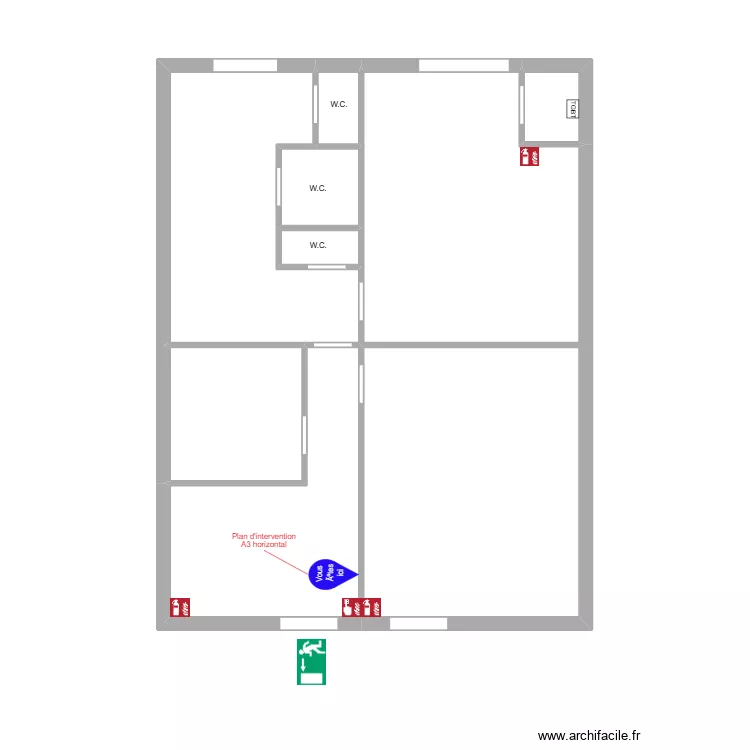 L.T.R. Formation. Plan de 9 Pièces et 51 m²
