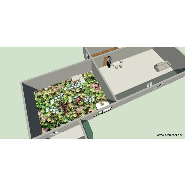 C 1. Plan de 3 Pièces et 107 m² C 1. Plan de 3 Pièces et 107 m²