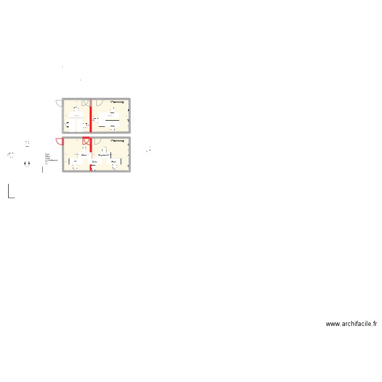 PLAN PLANNING. Plan de 4 pièces et 67 m2