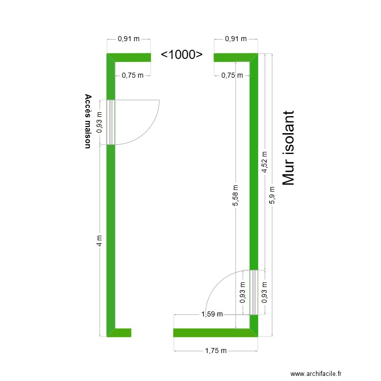 nouveau. Plan de 0 pièce et 0 m2