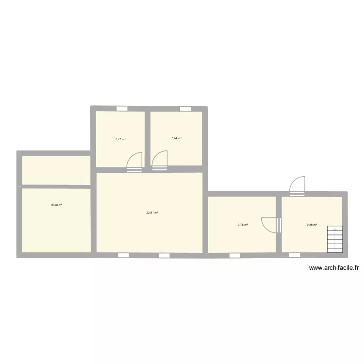 appt. Plan de 6 et 77 m² appt. Plan de 6 et 77 m²