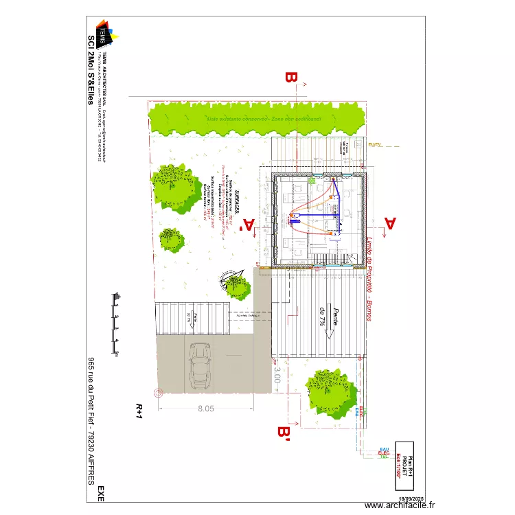 TEMIS ETAGE CLIM. Plan de 
